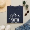 10364286147637268008_2048.jpeg Faith Can Move Mountains T-Shirt | Mountain Graphic Christian Tee