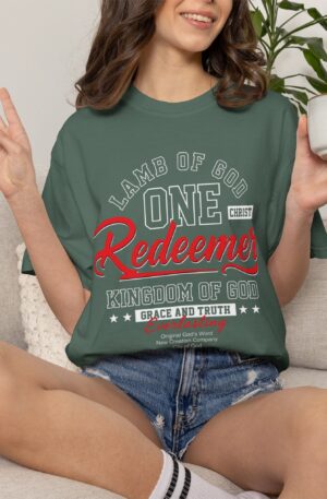 15688635261003758045_2048.jpeg One Redeemer Christian T-shirt | Lamb of God, Kingdom of God, Faith Tee