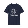 16872747305998595346_2048.jpeg Faith Can Move Mountains T-Shirt | Mountain Graphic Christian Tee