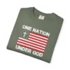 18332020356909474532_2048.jpeg One Nation Under God flag graphic T-Shirt | Christian patriotic tee