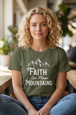 20260903041310-1f1a74dc-610b-6d9c-b359-4e0d698ea490.png Faith Can Move Mountains T-Shirt | Mountain Graphic Christian Tee