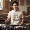 20260904050503-1f1a81e3-0194-65ee-91c3-924cf6c634be.jpg Drum Set Created to Worship T-Shirt | Christian Music Tee | Worship Team | Youth Workship Musician | Drummer Worship Band