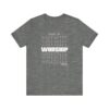 3498683203104709302_2048.jpeg Made to Worship T-Shirt | Psalm 66:4 Christian Faith Tee