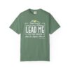 7553919469535736472_2048.jpeg Lead Me to the Rock T-Shirt | Psalm 61 Mountain Faith Tee