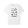 7614400553548705545_2048.jpeg Drum Set Created to Worship T-Shirt | Christian Music Tee | Worship Team | Youth Workship Musician | Drummer Worship Band