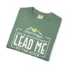 7861155001068224010_2048.jpeg Lead Me to the Rock T-Shirt | Psalm 61 Mountain Faith Tee