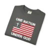 8089722261775623898_2048.jpeg One Nation Under God flag graphic T-Shirt | Christian patriotic tee