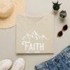 9951289093728863429_2048.jpeg Faith Can Move Mountains T-Shirt | Mountain Graphic Christian Tee